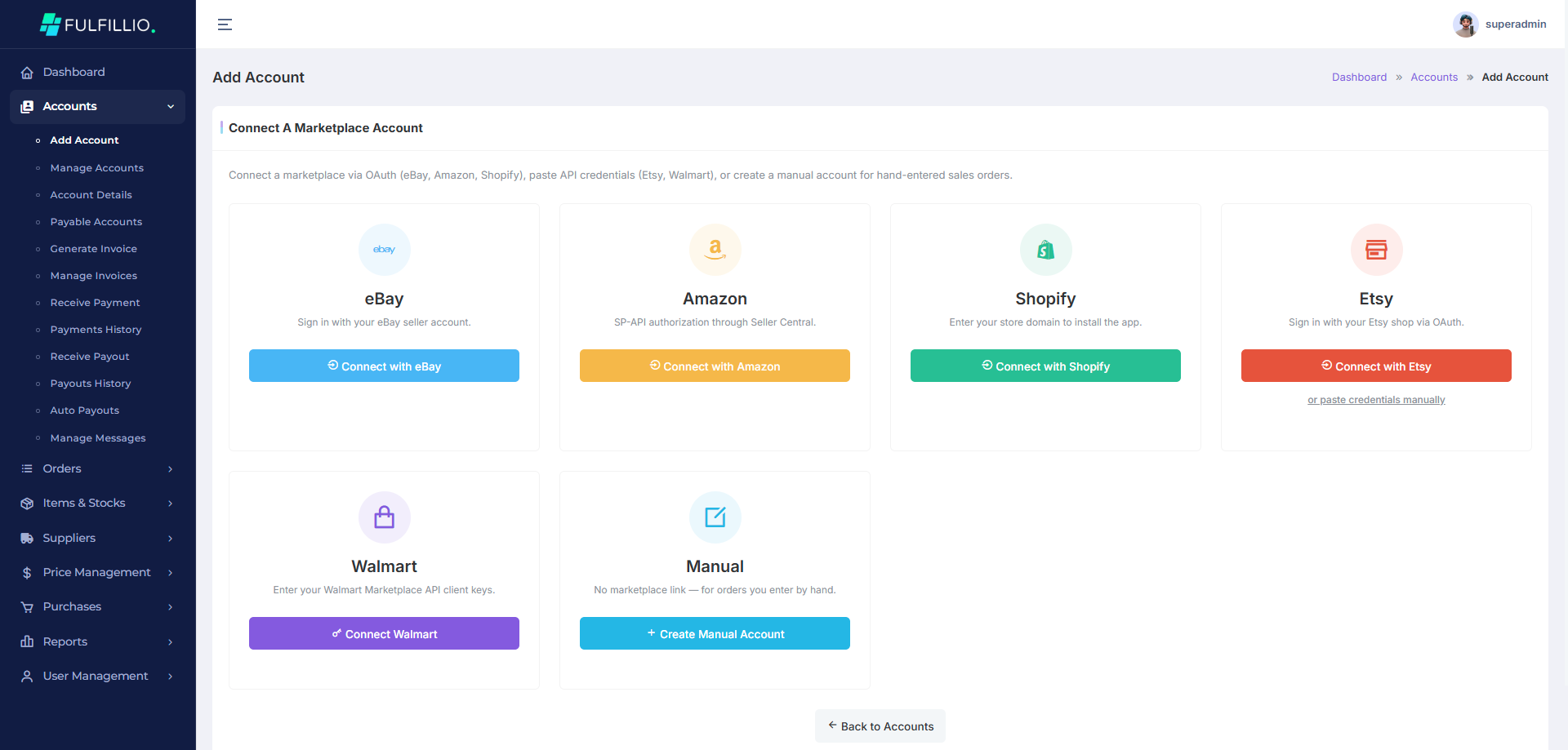 Fulfillio order workspace